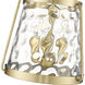 Adabella 3 Light 11.75 inch Vintage Brass Indoor Pendant Ceiling Light
